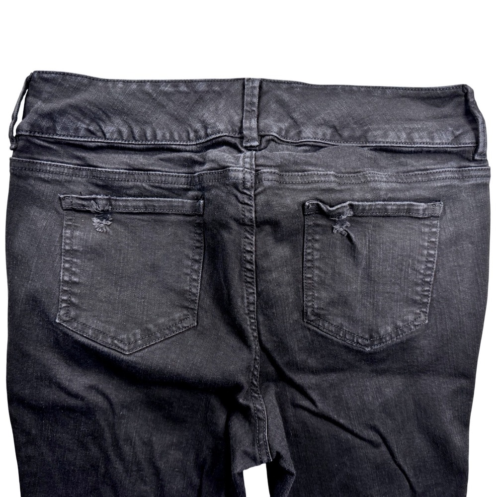 Torrid Black Distressed Ripped Jeggings High Rise Plus Size 16 Short - Picture 12 of 15